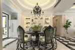 酸了！闺蜜210平欧式风新家，餐厅真的豪宅既视感，太美了