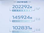 长安汽车集团10月销量20.2万辆 环比增长7.5%