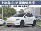 1-6月汽车销量排行榜 上半年SUV零售销量排名